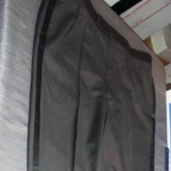 FORMAL WEDDING PROM BALL QUINCE TUXEDO sz36x31.5 PANTS W/ BLACK STRIPE JM 257 - Picture 1 of 9